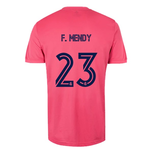 Camiseta Real Madrid Segunda Equipación NO.23 F. Mendy 2020-2021 Rosa